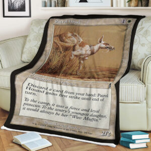 Mtg Magic The Gathering Patrol Hound Blanket