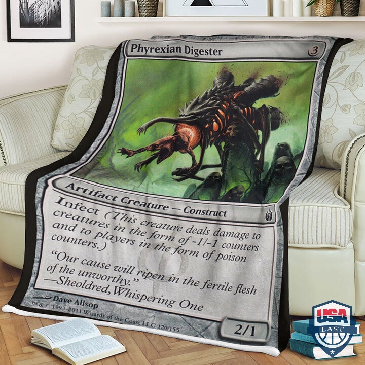 Mtg-Magic-The-Gathering-Phyrexian-Digester-Quilt-Blanket-1