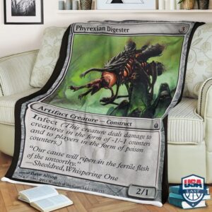 Mtg Magic The Gathering Phyrexian Digester Quilt Blanket