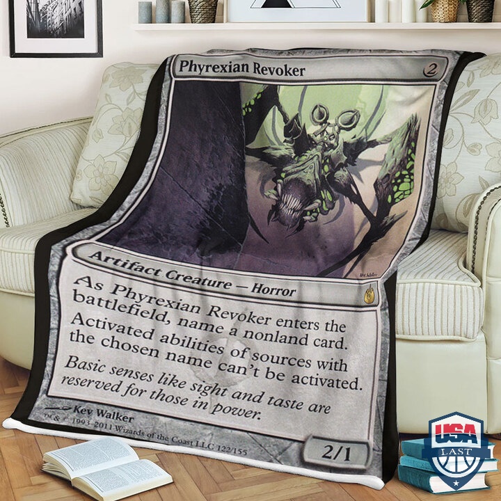 Mtg-Magic-The-Gathering-Phyrexian-Revoker-Quilt-Blanket-1