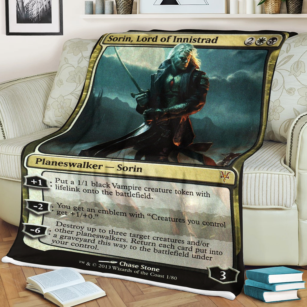 Mtg Magic The Gathering Sorin Lord Of Innistrad Blanket Mtg Magic The Gathering Sorin Lord Of Innistrad Blanket