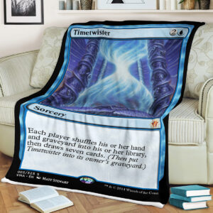 Mtg Magic The Gathering Timetwister Blanket