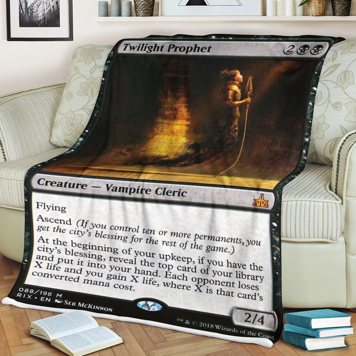 Mtg Magic The Gathering Twilight Prophet Blanket Mtg Magic The Gathering Twilight Prophet Blanket