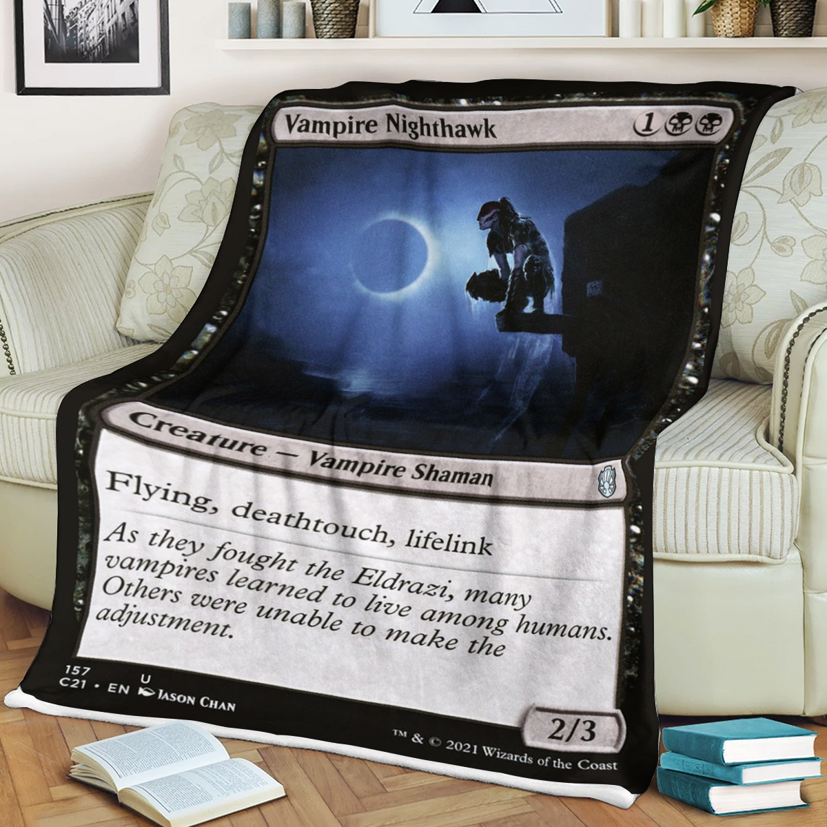 Mtg Magic The Gathering Vampire Nighthawk Blanket 2 Mtg Magic The Gathering Vampire Nighthawk Blanket 2