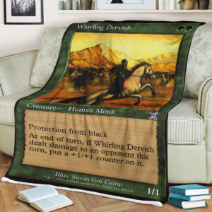 Mtg Magic The Gathering Whirling Dervish Blanket