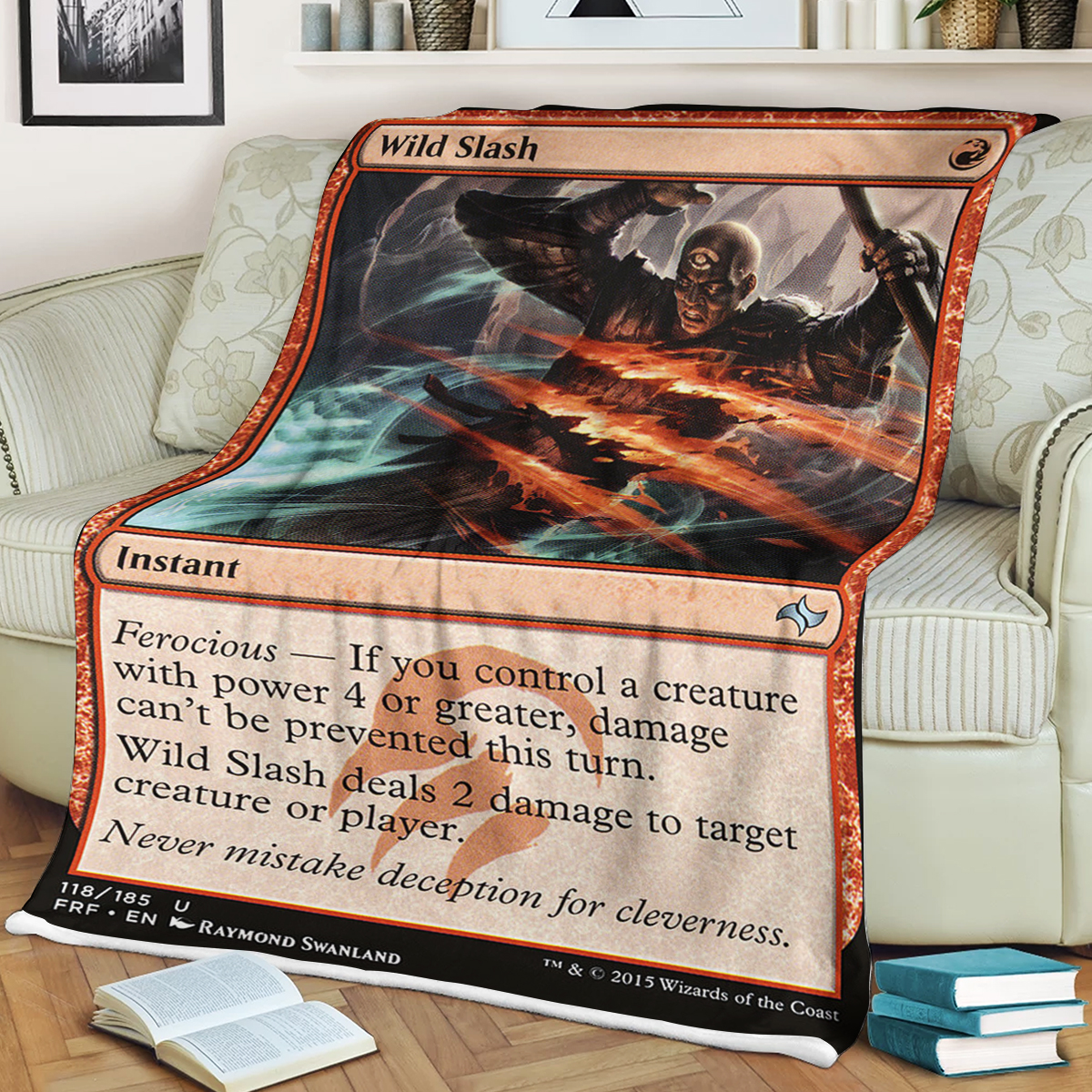 Mtg Magic The Gathering Wild Slash Blanket Mtg Magic The Gathering Wild Slash Blanket