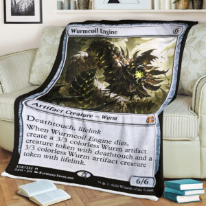 Mtg Magic The Gathering Wurmcoil Engine Blanket