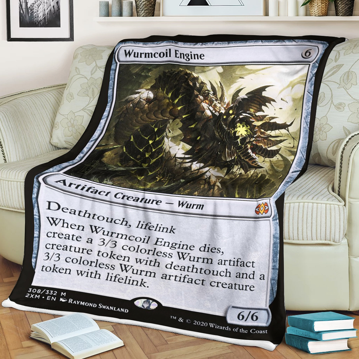 Mtg Magic The Gathering Wurmcoil Engine Blanket Mtg Magic The Gathering Wurmcoil Engine Blanket