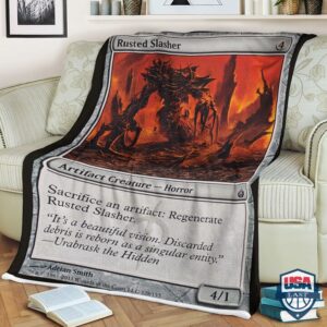 Mtg Mbs 128 Rusted Slasher Blanket And Quilt