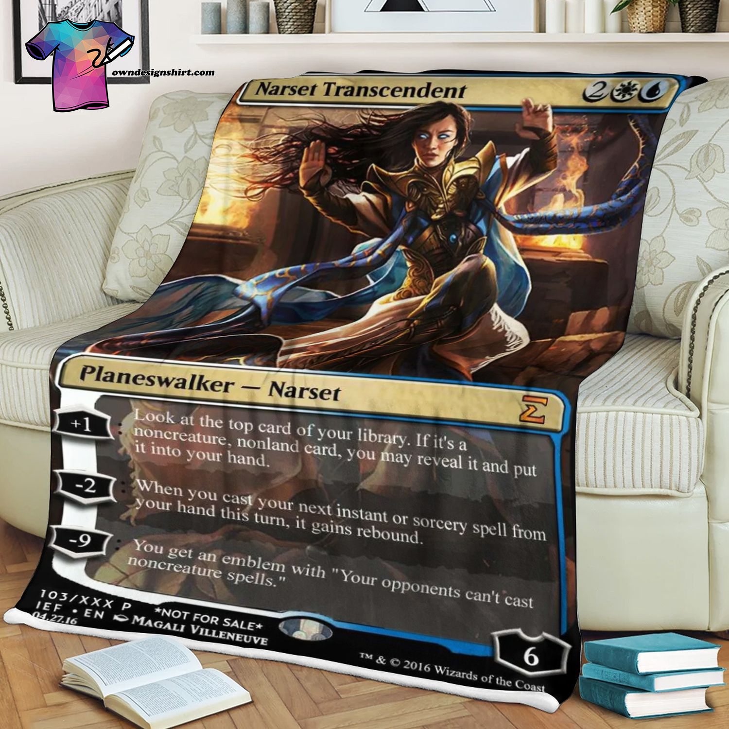 Narset Transcendent Game Magic The Gathering Blanket Narset Transcendent Game Magic The Gathering Blanket