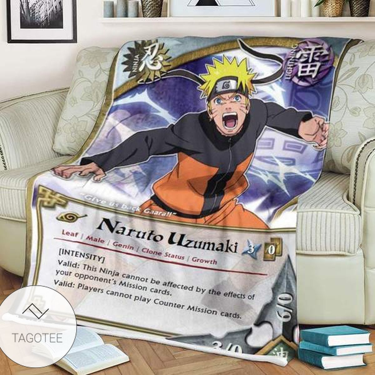 Naruto Uzumaki Anime Blanket Tagotee Naruto Uzumaki Anime Blanket Tagotee