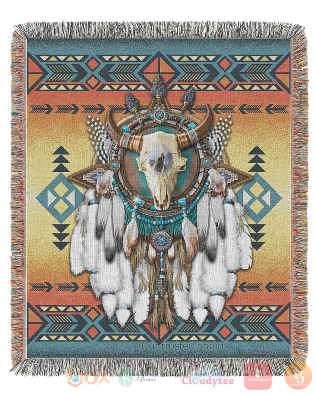 Native American Pattern Dreamcatcher Blanket Native American Pattern Dreamcatcher Blanket