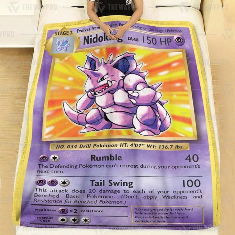 Nidoking-Evolutions-Pokemon-Blanket-2