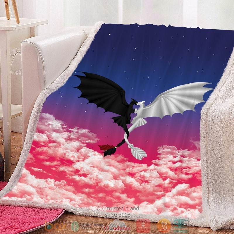 Night X Light Fury Throw Blanket Night X Light Fury Throw Blanket