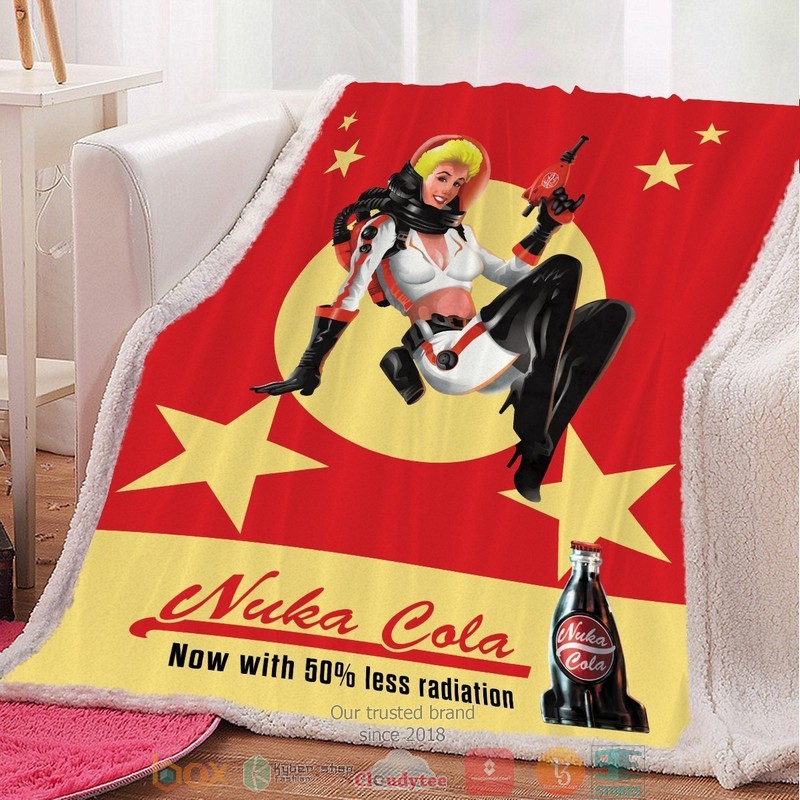 Nuka Cola Throw Blanket Nuka Cola Throw Blanket