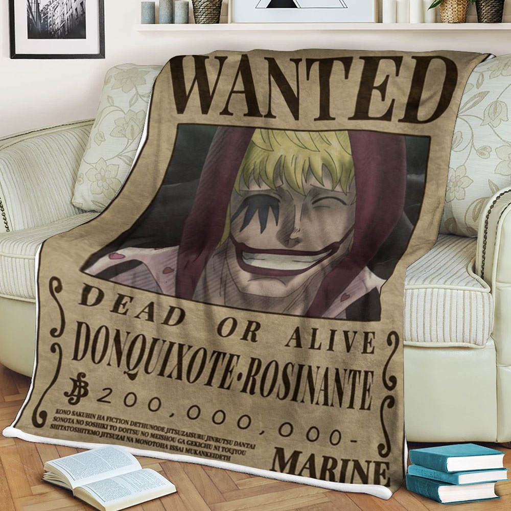 One Piece Donquixote Rosinante Blanket One Piece Donquixote Rosinante Blanket