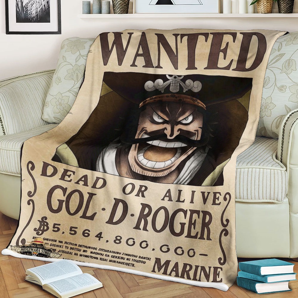 One Piece Gol D Roger Soft Blanket One Piece Gol D Roger Soft Blanket