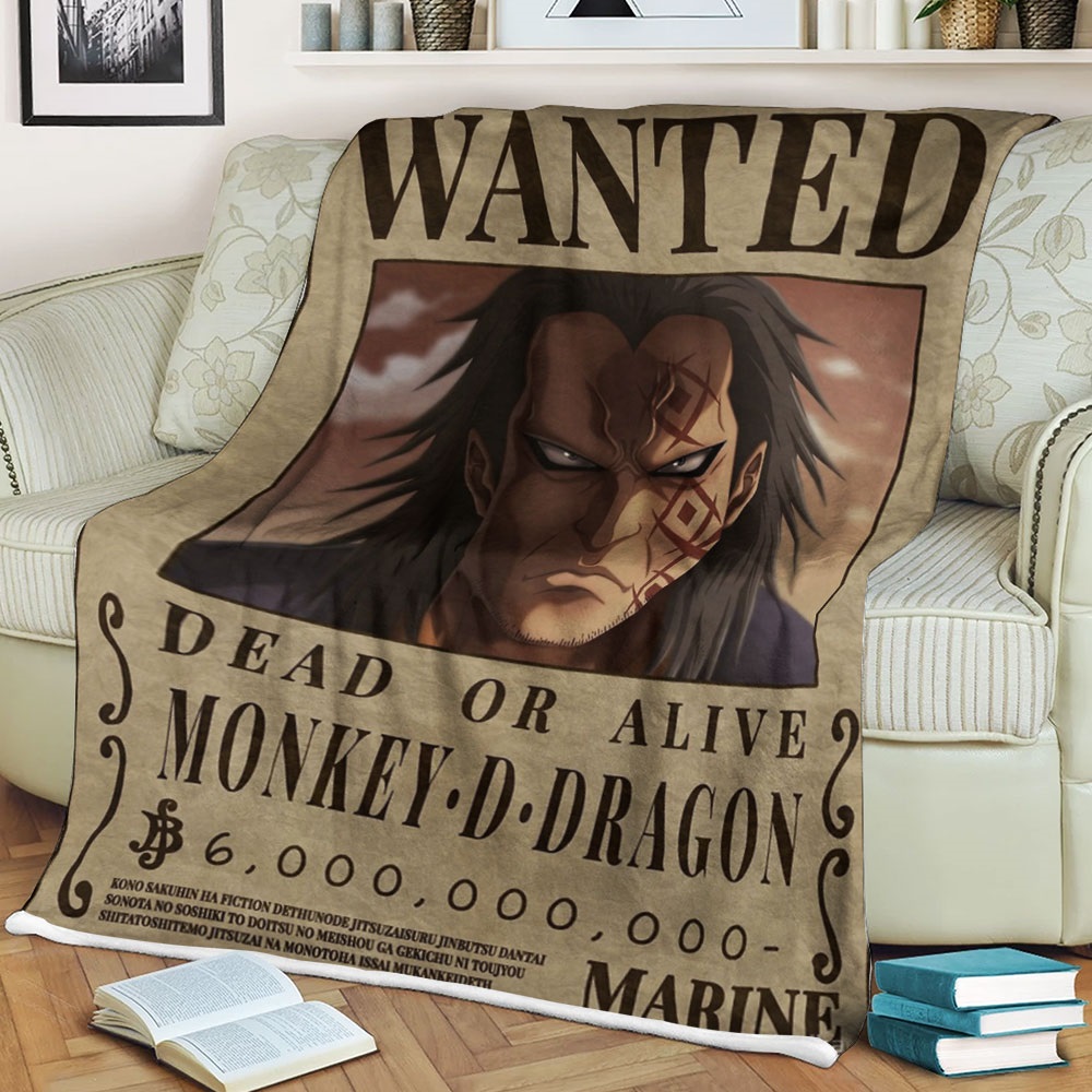 One Piece Monkey D Dragon Soft Blanket One Piece Monkey D Dragon Soft Blanket