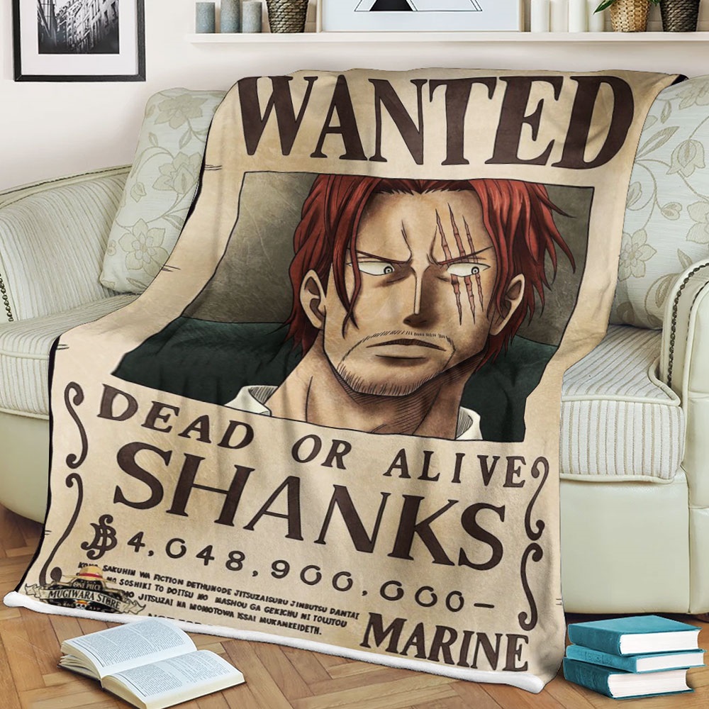 One Piece Shanks Soft Blanket One Piece Shanks Soft Blanket