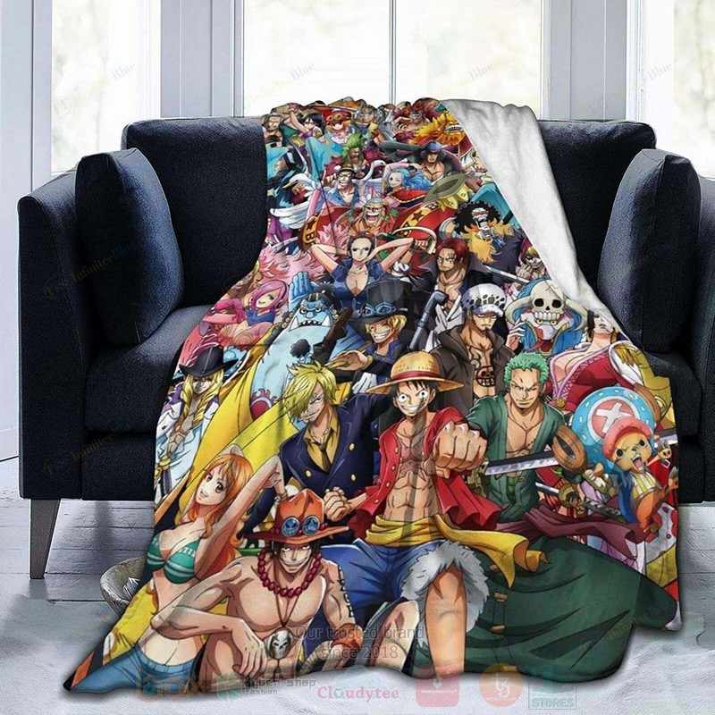 One Piece Team Luffy Blanket One Piece Team Luffy Blanket