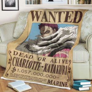 One Piece Wanted Dead Or Alive Charlotte Katakuri Blanket