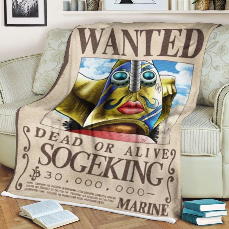 One-Piece-Wanted-Dead-Or-Alive-Sogeking-Blanket-1