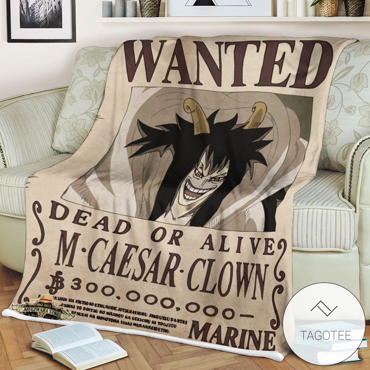 Op One Piece Caesar Clown Bounty Blanket Tagotee Op One Piece Caesar Clown Bounty Blanket Tagotee