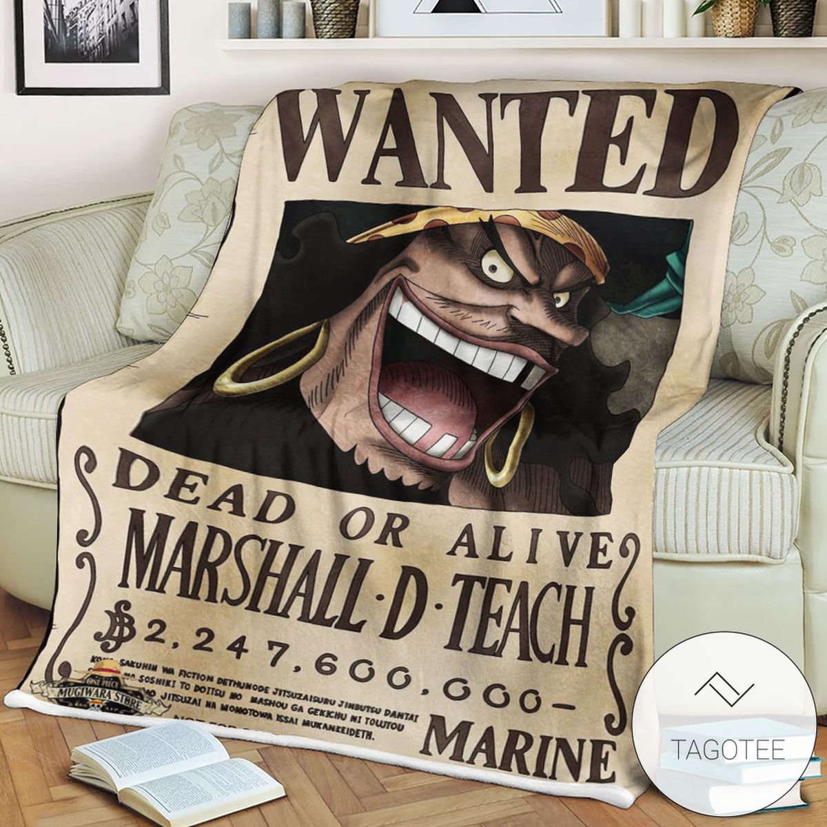 Op One Piece Marshall D Blanket Tagotee Op One Piece Marshall D Blanket Tagotee