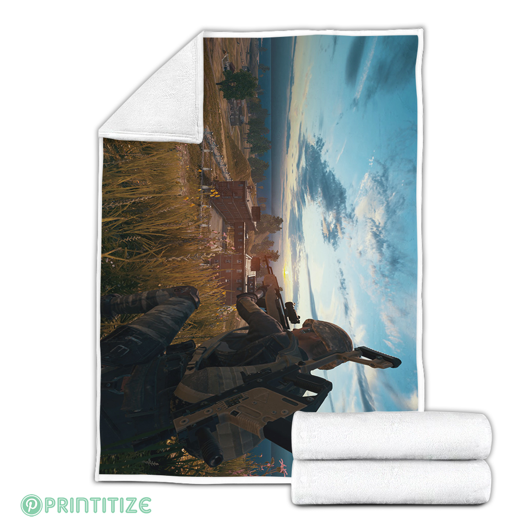 PUBG Background Sunset Blanket PUBG Background Sunset Blanket
