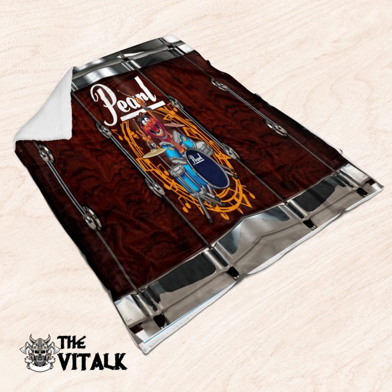 Pearl-Drums-Animal-The-Muppet-Fleece-Blanket-Limited-Edition-1