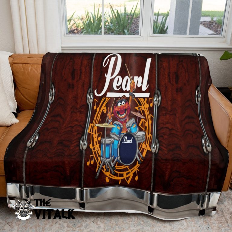 Pearl-Drums-Animal-The-Muppet-Fleece-Blanket-Limited-Edition-2