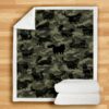 Persian Cat Camo Blanket
