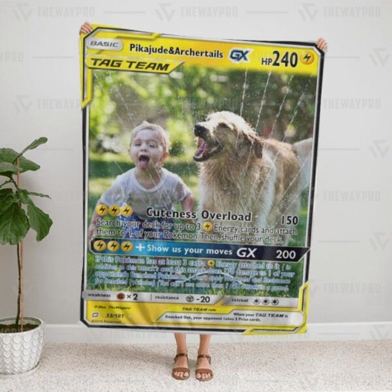 Personalized-Tag-Team-Pokemon-Custom-Photo-Blanket-1