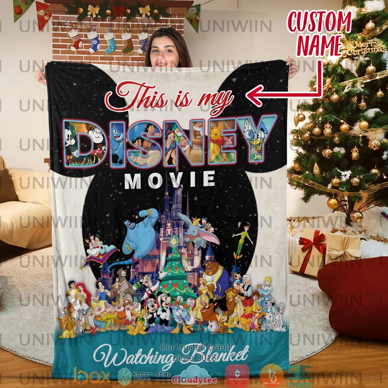 Personalized This Is My Disney Movie Watching Blanket Personalized This Is My Disney Movie Watching Blanket