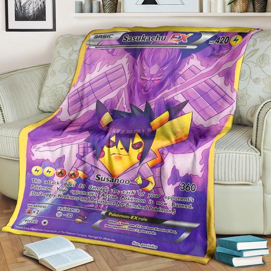 Pikachu-Sasuke-Sasukachu-Soft-Blanket-3