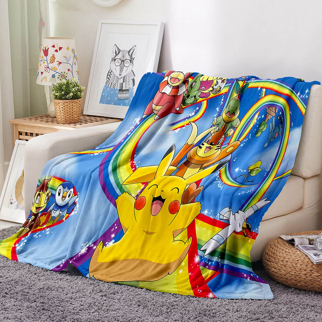 Pikachu Pattern Blanket 279 Pikachu Pattern Blanket 279
