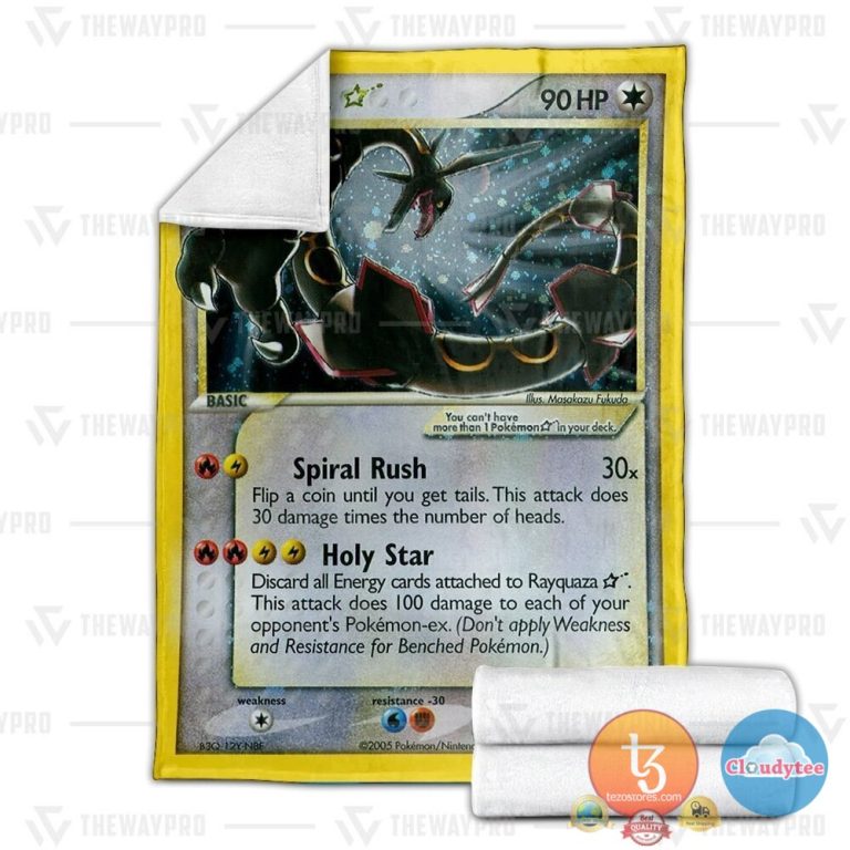 Pkm-Rayquaza-Card-Blanket-2