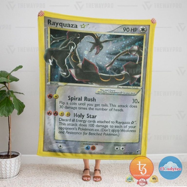 Pkm-Rayquaza-Card-Blanket-4