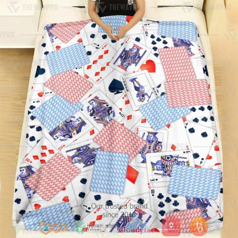 Playing-Card-Custom-Soft-Blanket-1