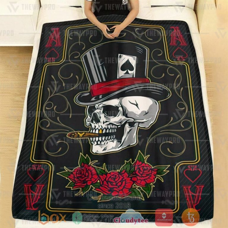 Playing-Cards-The-A-Custom-Soft-Blanket-1