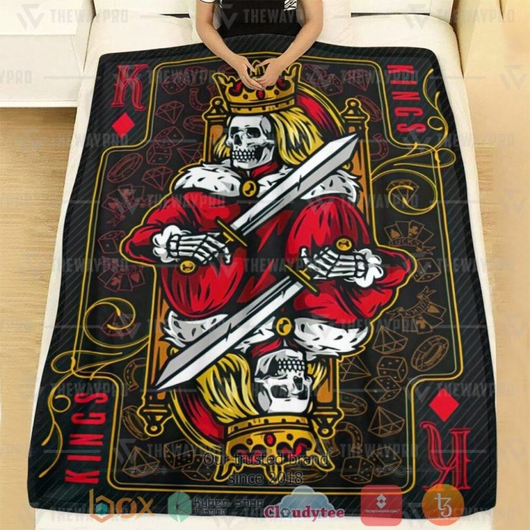 Playing-Cards-The-King-Custom-Soft-Blanket-1