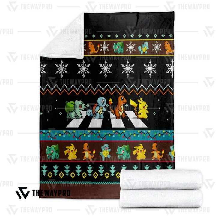 Pokemon-Abbey-Road-Bedding-Set-And-Quilt-Blanket-2