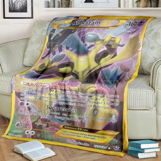 Pokemon-Alakazam-Ex-Soft-Blanket-3