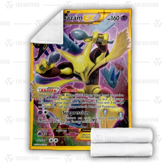 Pokemon Alakazam Ex Soft Blanket Pokemon Alakazam Ex Soft Blanket
