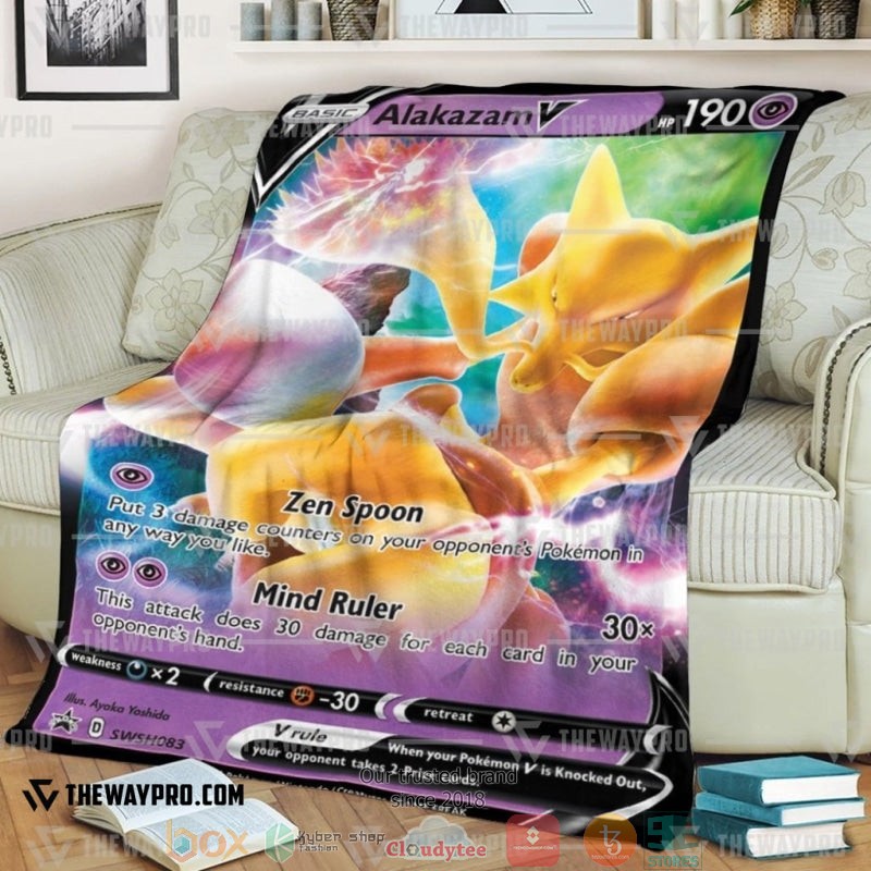 Pokemon Alakazam V Soft Blanket 2 Pokemon Alakazam V Soft Blanket 2