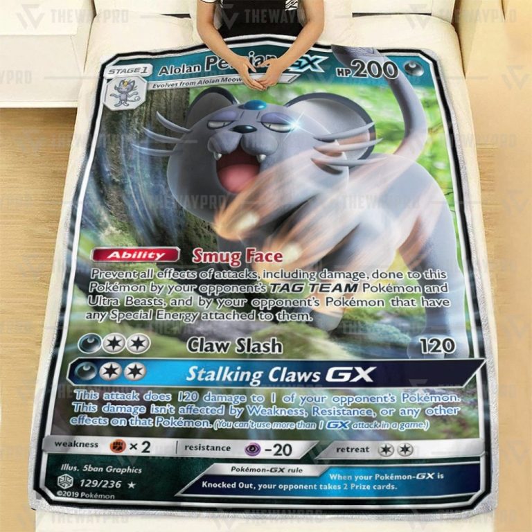 Pokemon-Alolan-Persian-Gx-Cosmic-Eclipse-Blanket-1