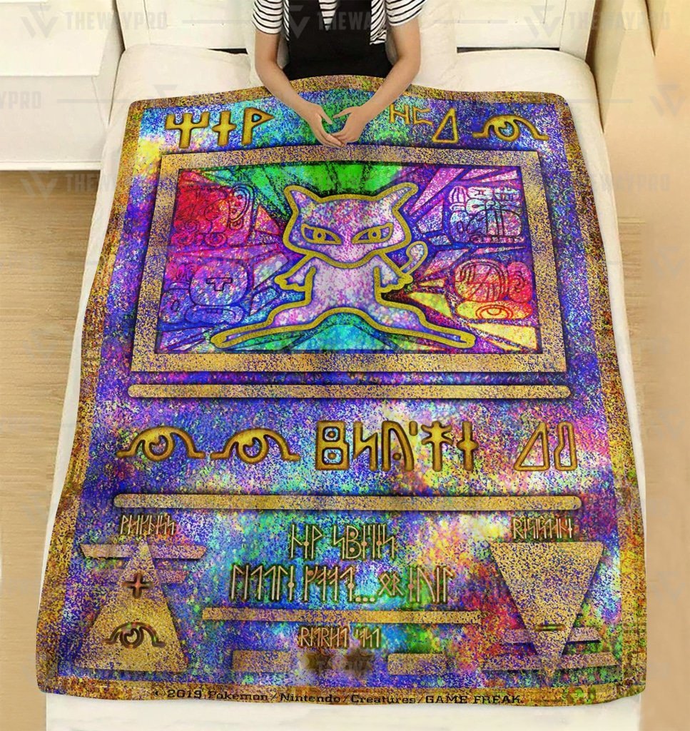 Pokemon-Ancient-Mew-Holo-Blanket-1