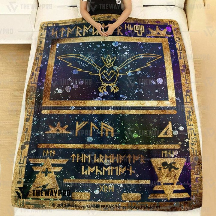 Pokemon-Ancient-Staraptor-Bedding-Set-And-Quilt-Blanket-1