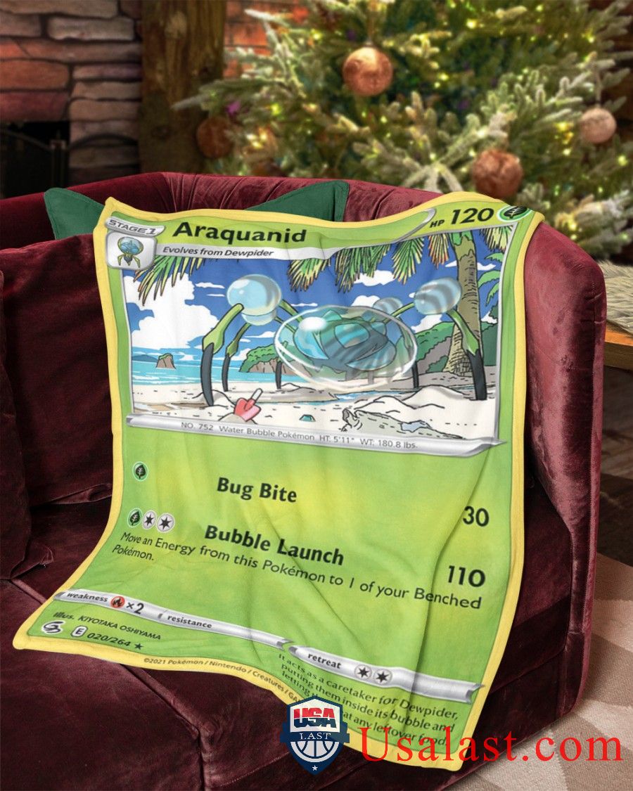 Pokemon-Araquanid-Fusion-Strike-Blanket-1