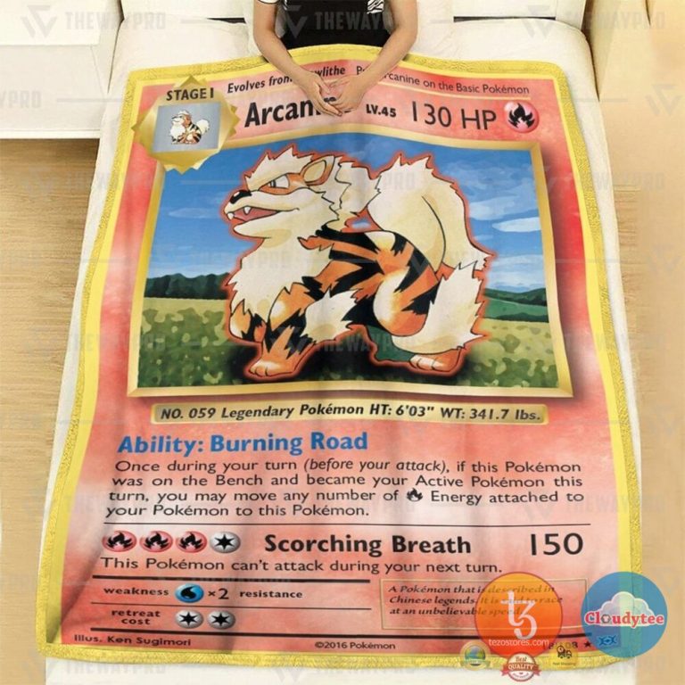 Pokemon-Arcanine-Evolutions-Blanket-2